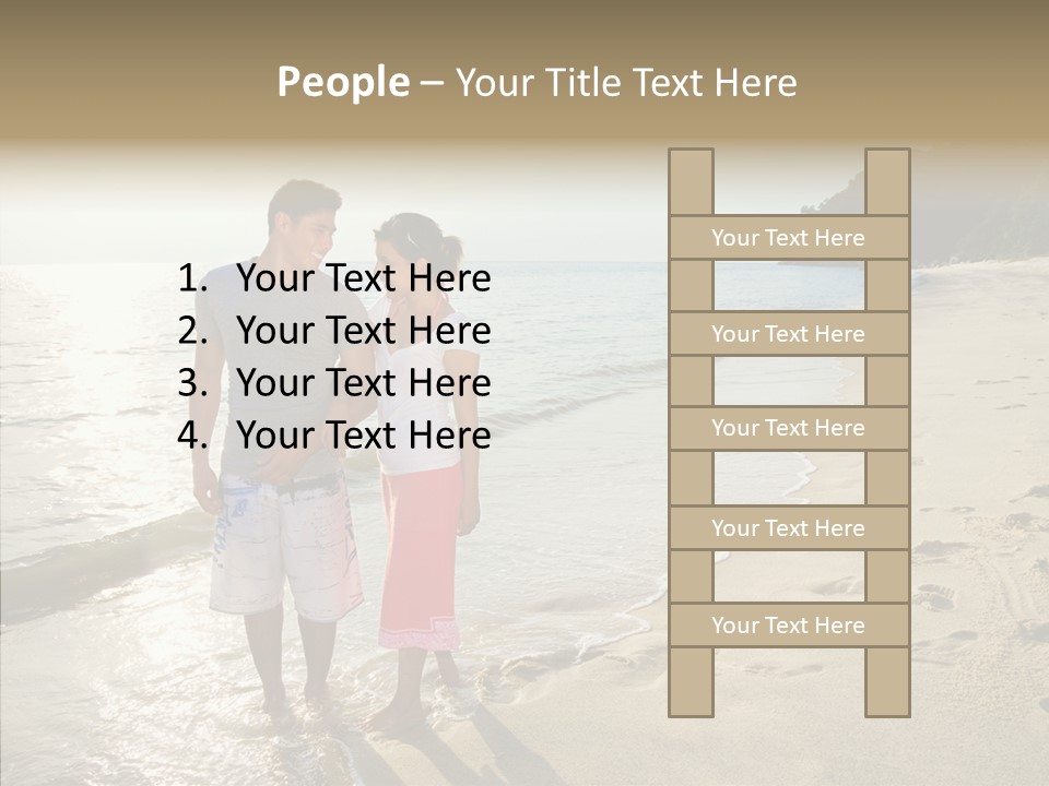 Profe Ional Per On Together PowerPoint Template