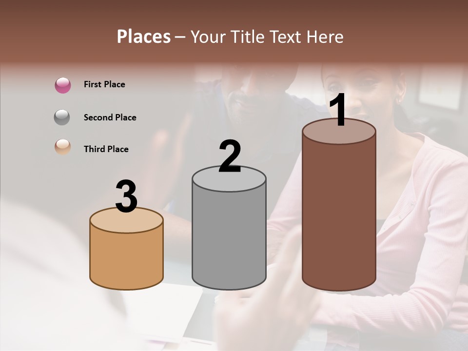 Conference Communication Group PowerPoint Template