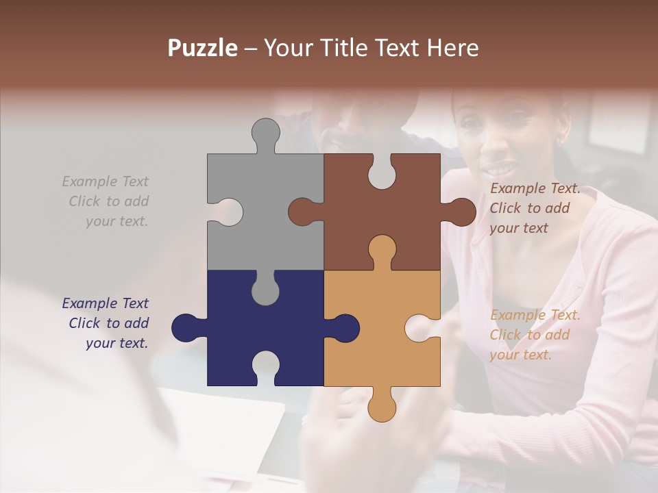 Conference Communication Group PowerPoint Template