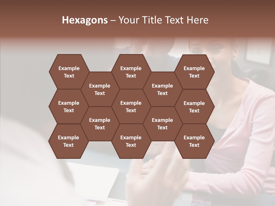 Conference Communication Group PowerPoint Template