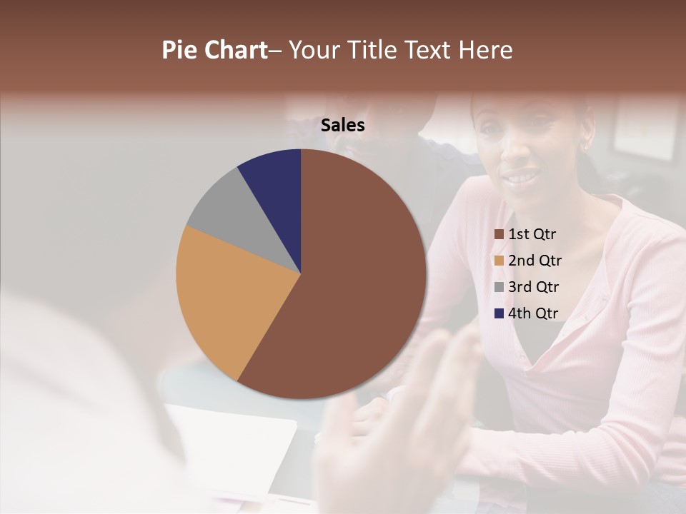 Conference Communication Group PowerPoint Template