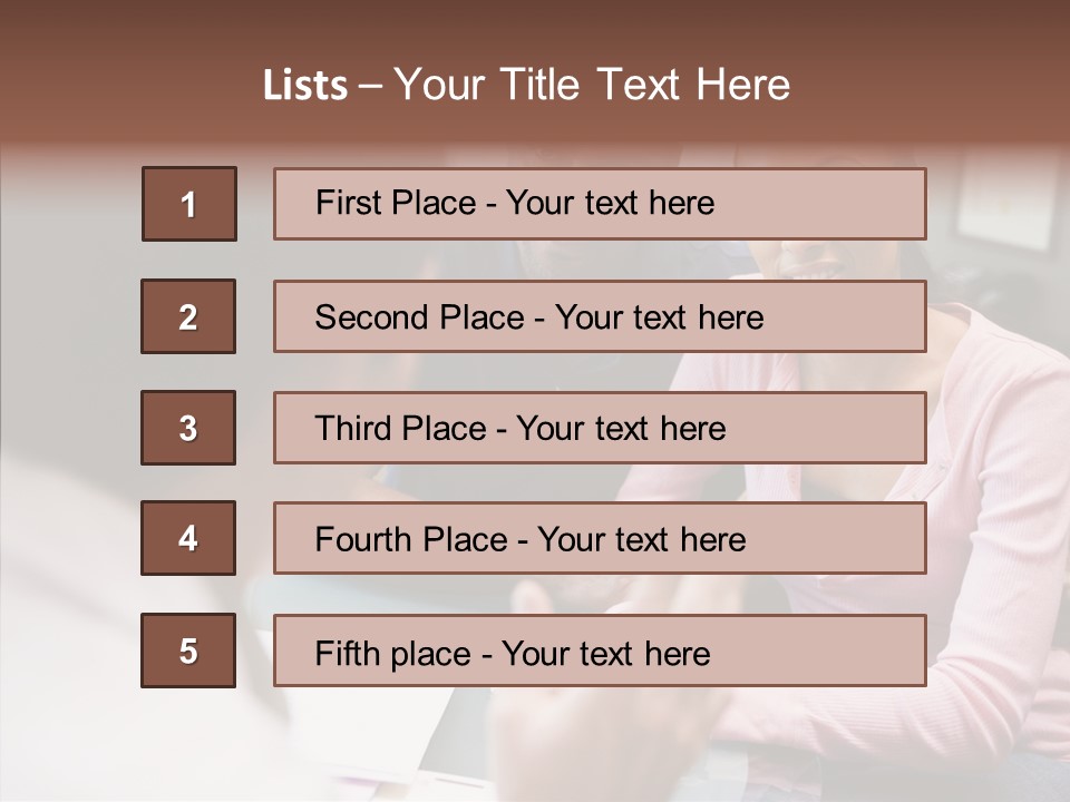 Conference Communication Group PowerPoint Template