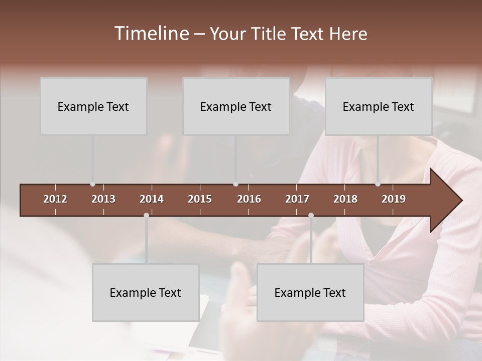 Conference Communication Group PowerPoint Template