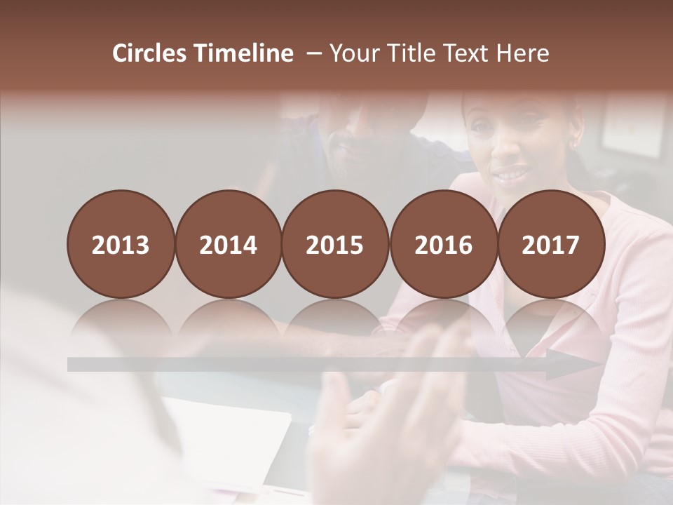 Conference Communication Group PowerPoint Template