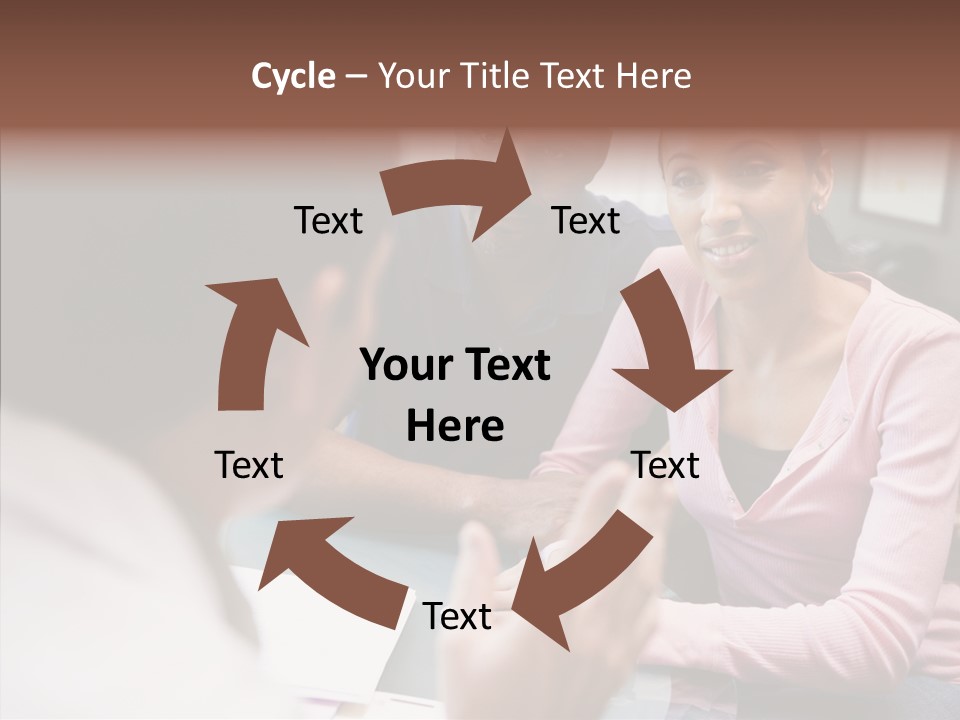 Conference Communication Group PowerPoint Template