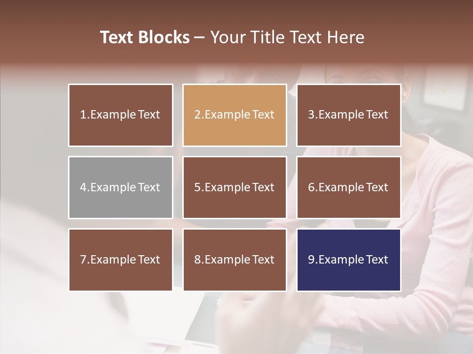 Conference Communication Group PowerPoint Template