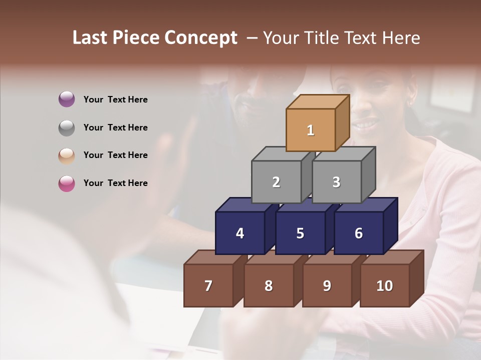 Conference Communication Group PowerPoint Template