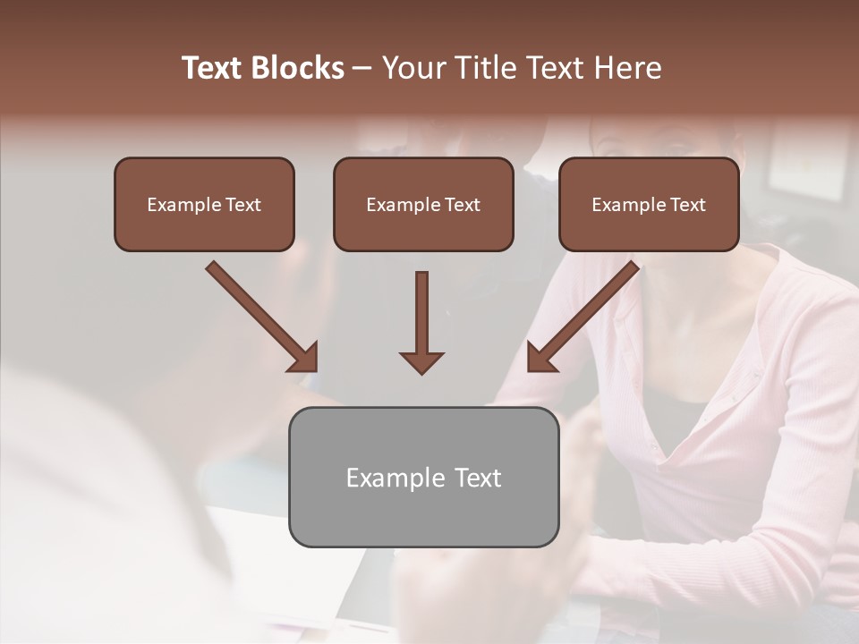 Conference Communication Group PowerPoint Template
