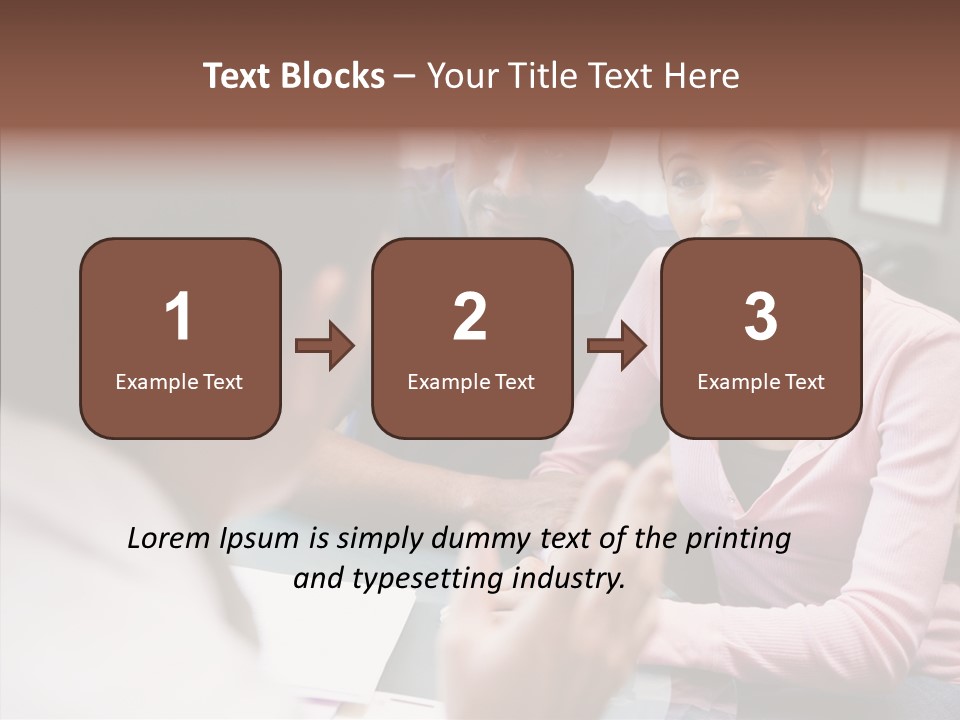 Conference Communication Group PowerPoint Template