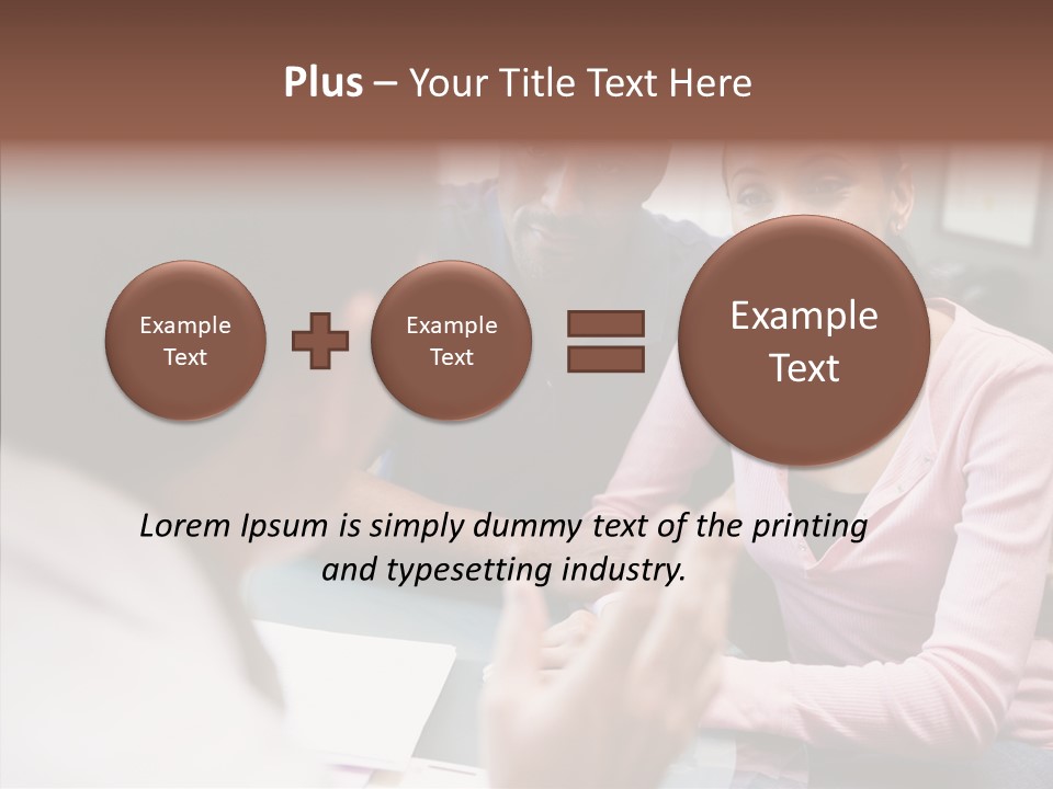 Conference Communication Group PowerPoint Template