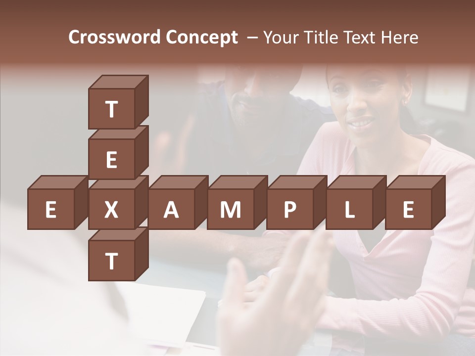 Conference Communication Group PowerPoint Template