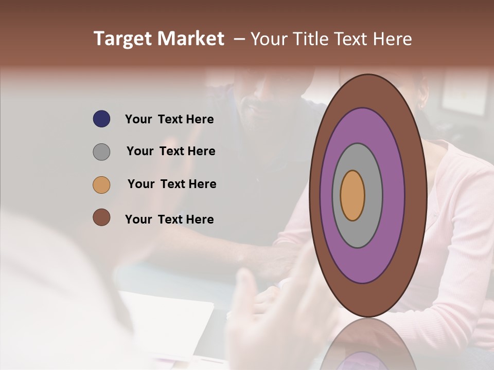 Conference Communication Group PowerPoint Template