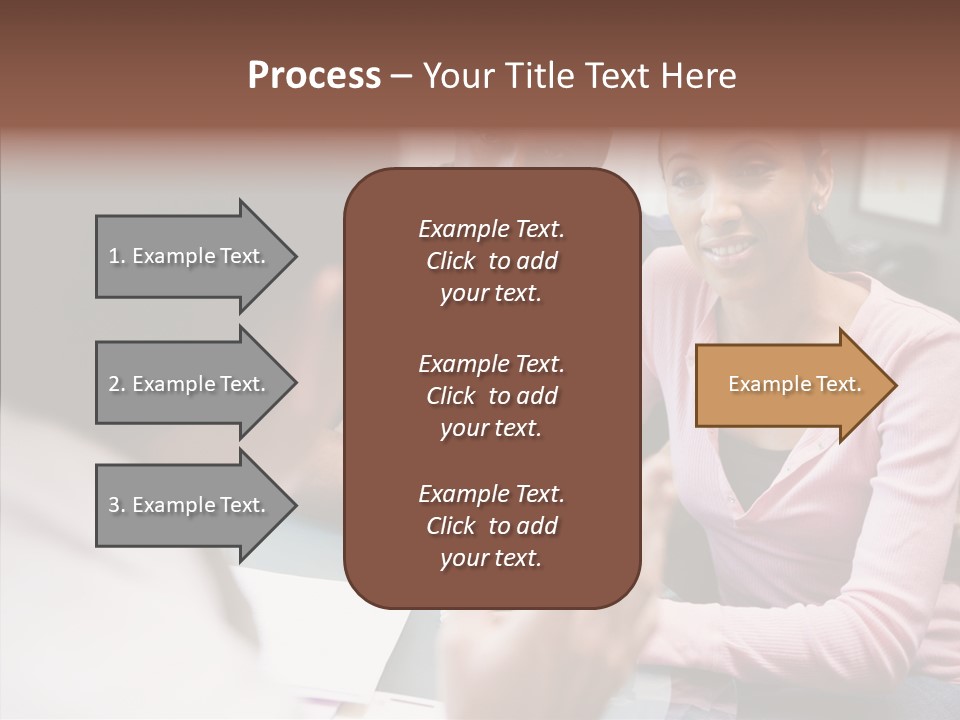 Conference Communication Group PowerPoint Template