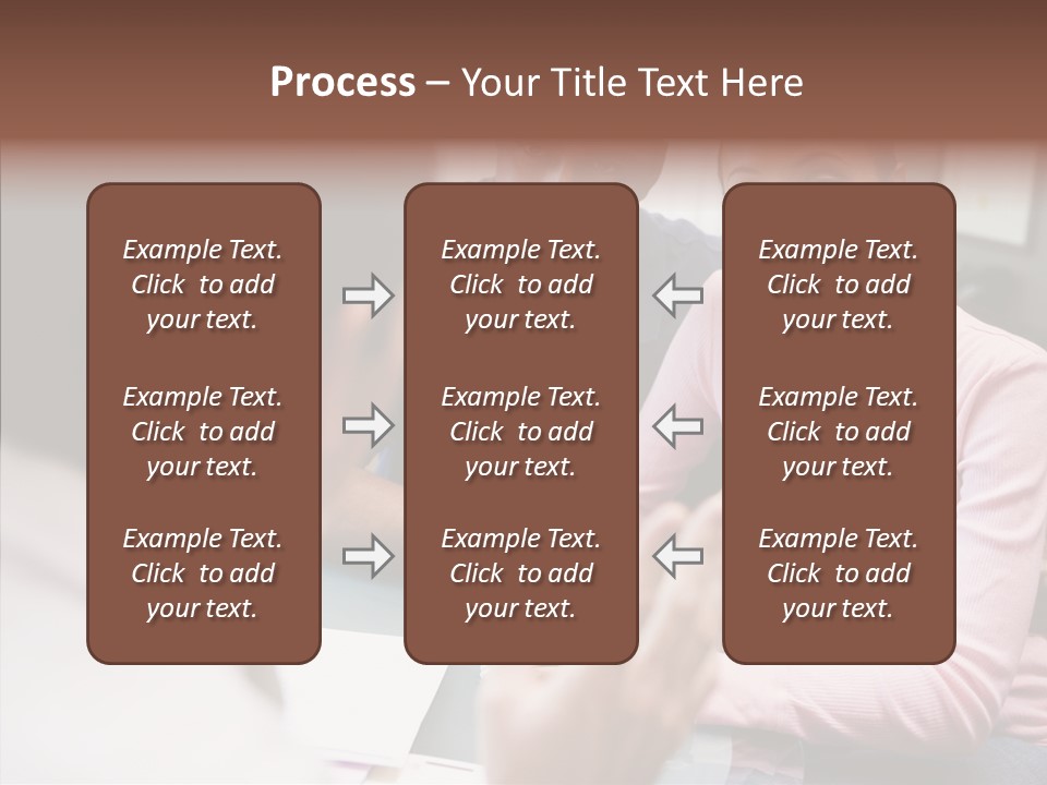 Conference Communication Group PowerPoint Template
