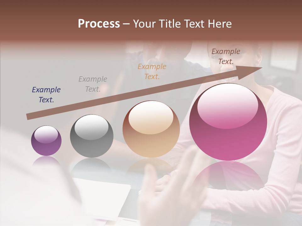 Conference Communication Group PowerPoint Template