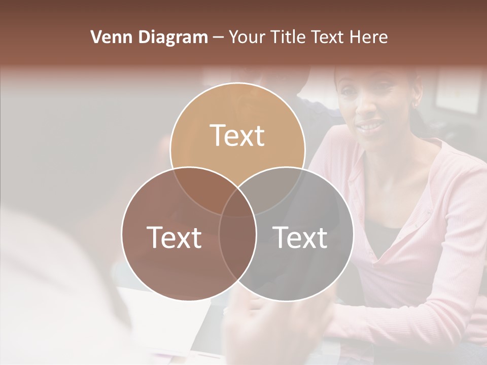 Conference Communication Group PowerPoint Template