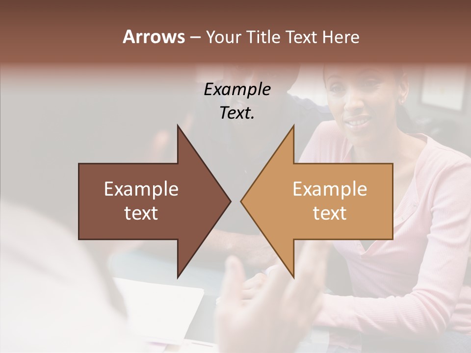 Conference Communication Group PowerPoint Template