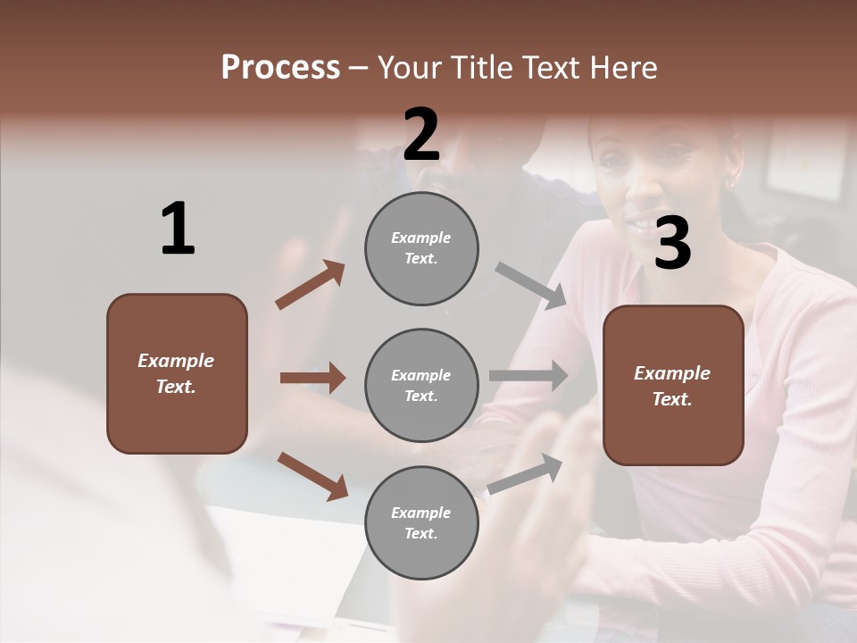 Conference Communication Group PowerPoint Template