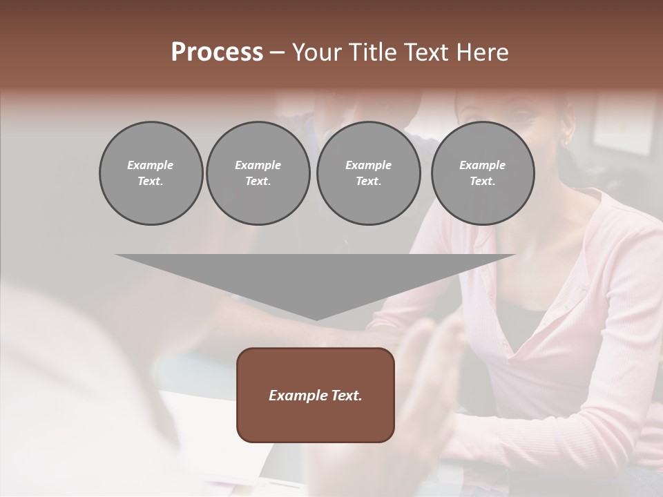 Conference Communication Group PowerPoint Template