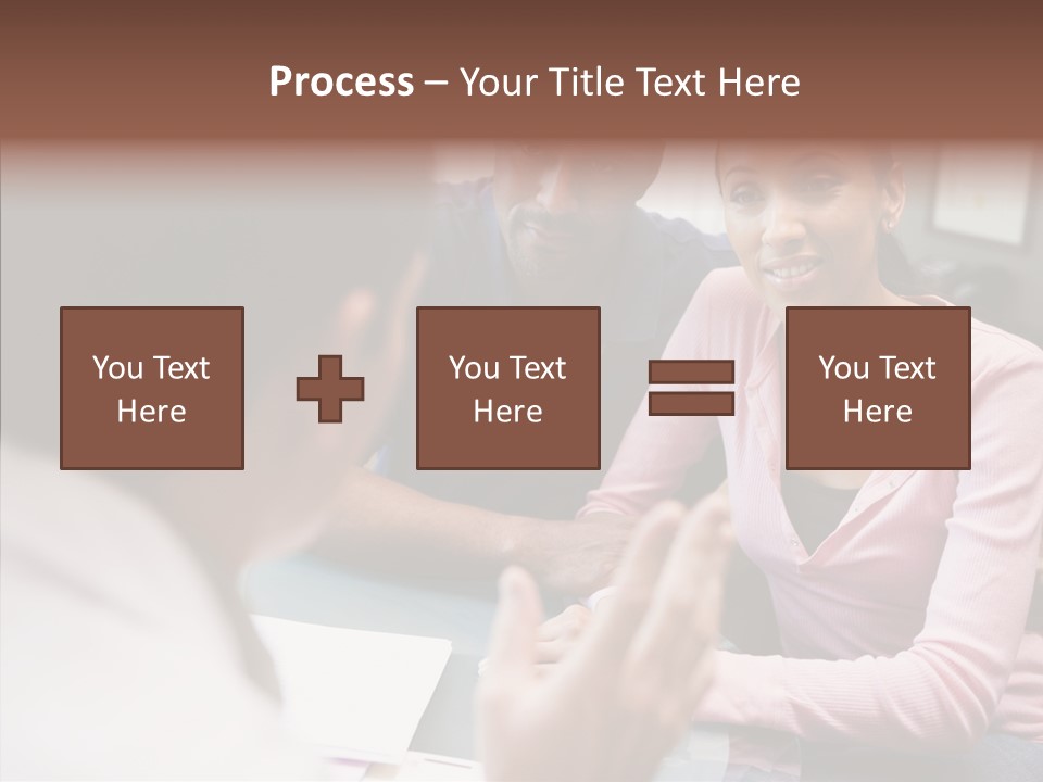 Conference Communication Group PowerPoint Template