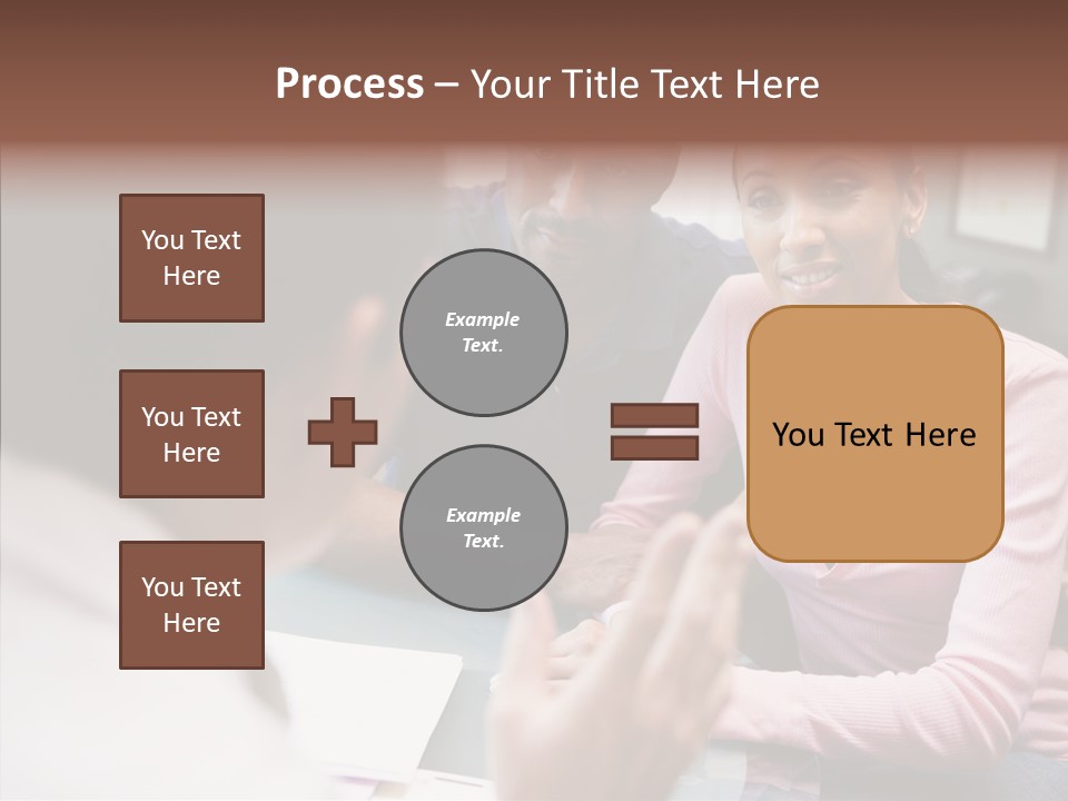 Conference Communication Group PowerPoint Template