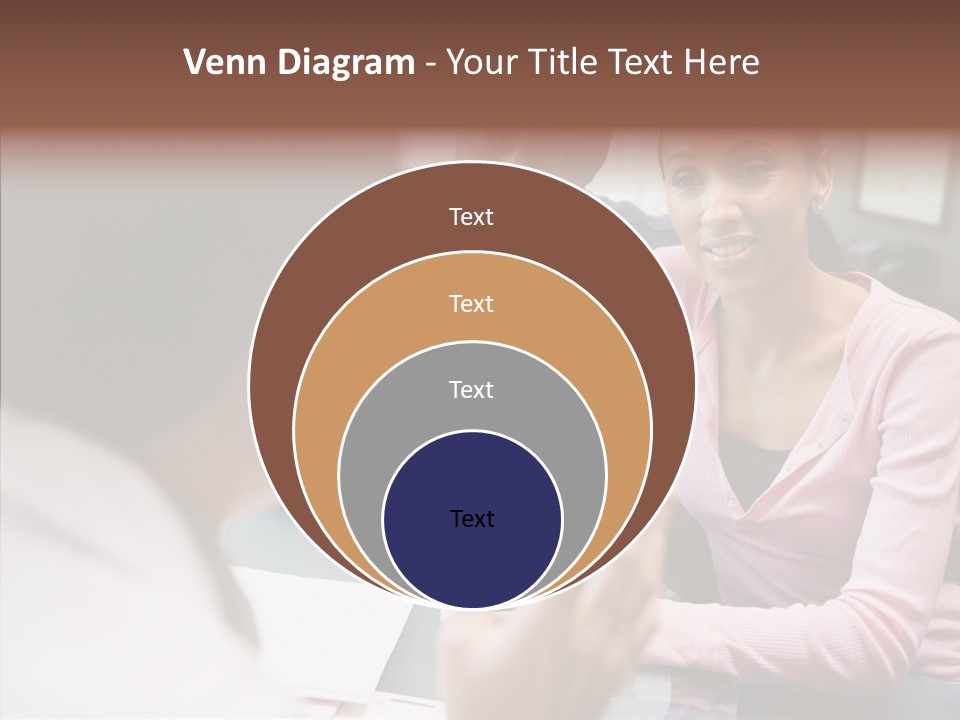 Conference Communication Group PowerPoint Template