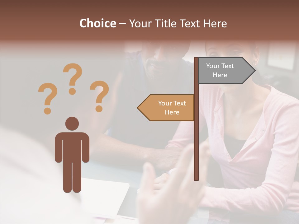 Conference Communication Group PowerPoint Template