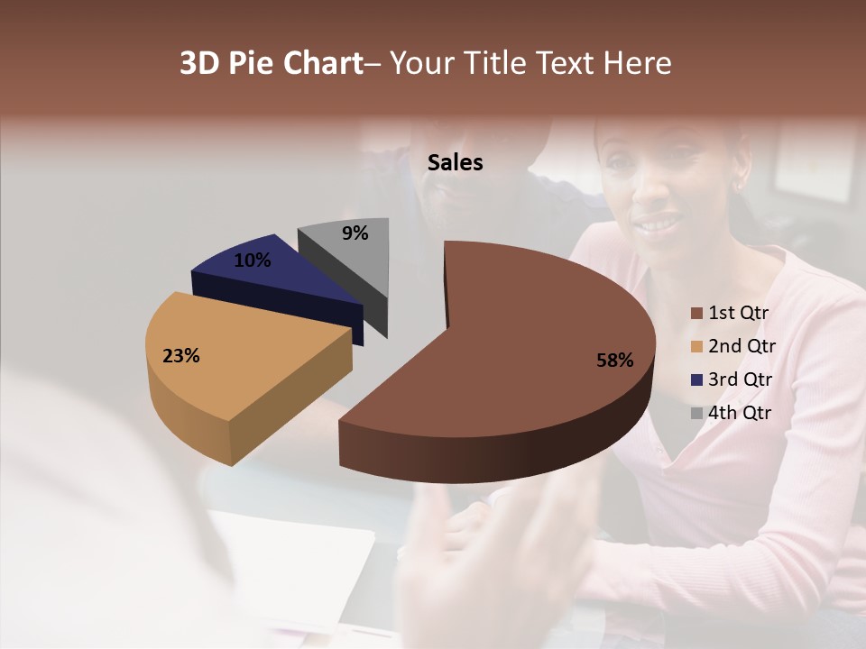 Conference Communication Group PowerPoint Template