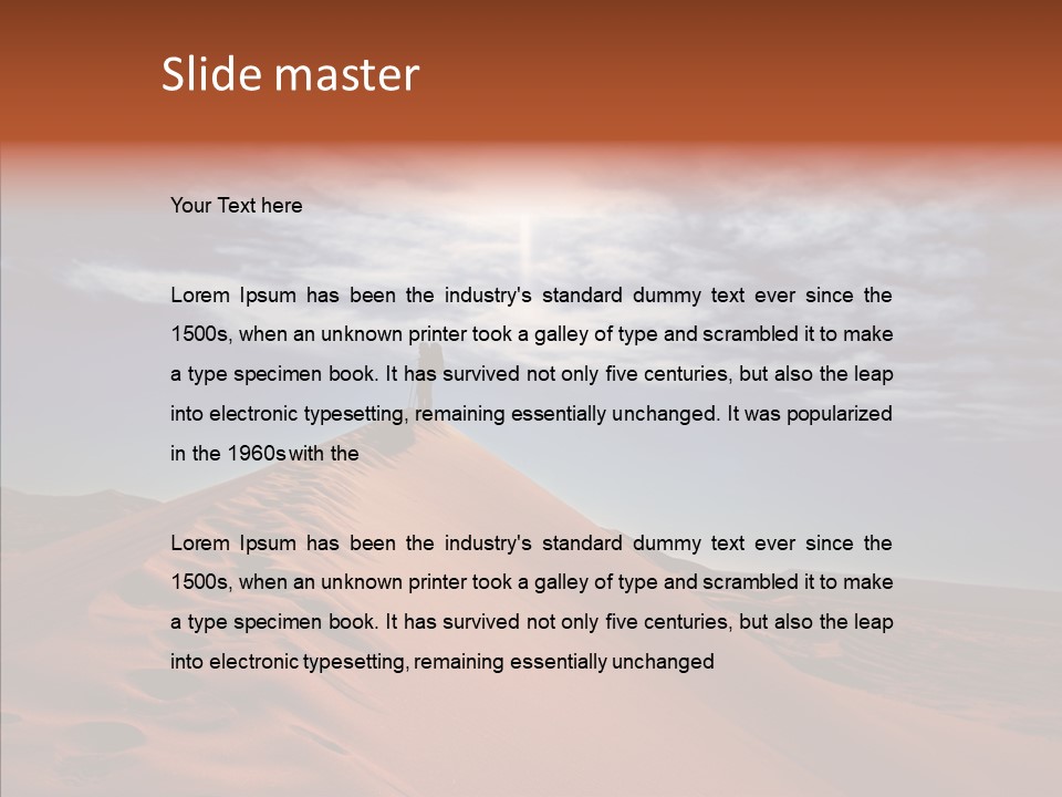 Adventure Hot Tourism PowerPoint Template