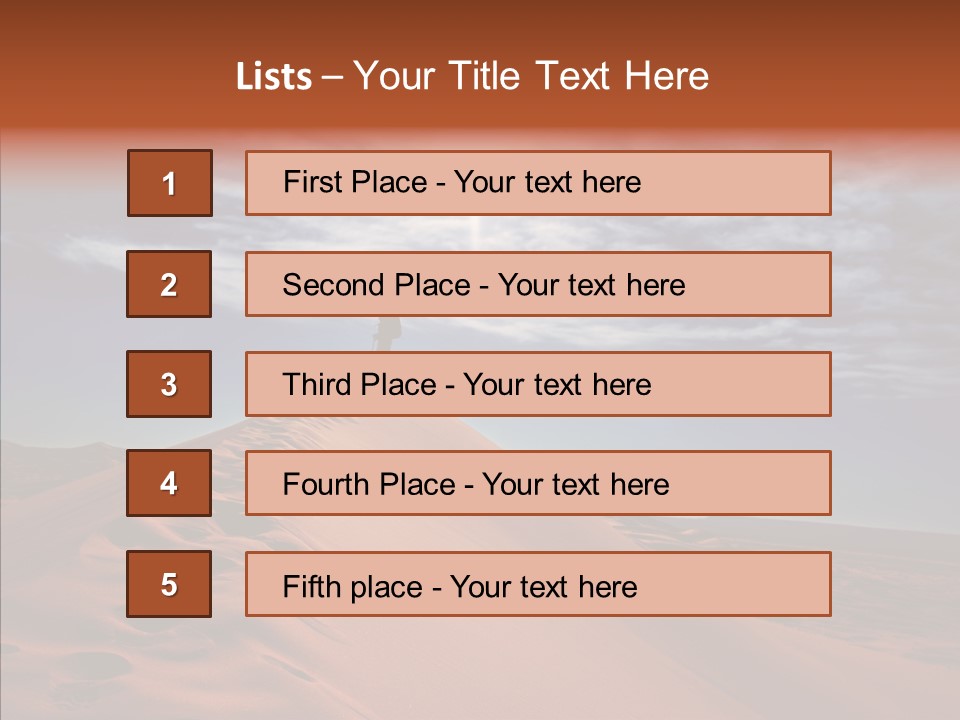 Adventure Hot Tourism PowerPoint Template
