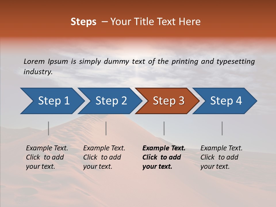 Adventure Hot Tourism PowerPoint Template