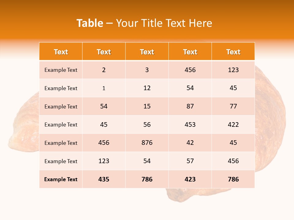 Calories Tasty Dessert PowerPoint Template