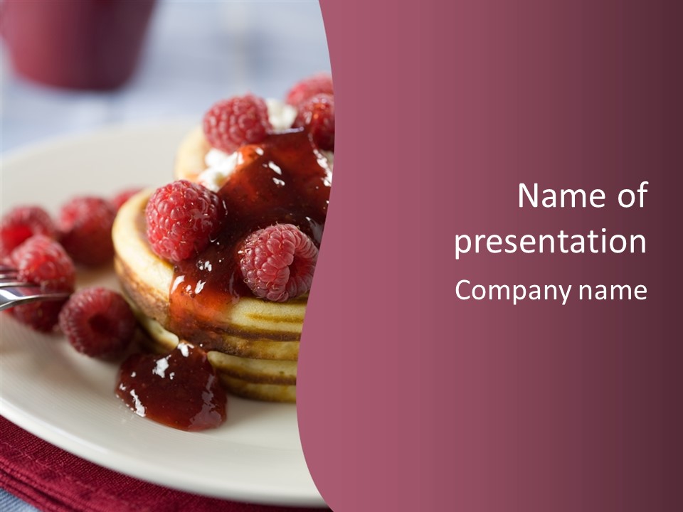 Jelly Flapjacks Morning PowerPoint Template