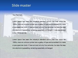 Home Brick Building PowerPoint Template