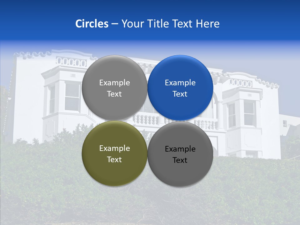 Home Brick Building PowerPoint Template