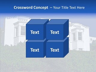 Home Brick Building PowerPoint Template