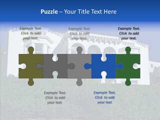 Home Brick Building PowerPoint Template