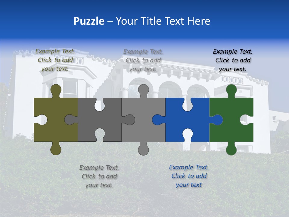 Home Brick Building PowerPoint Template