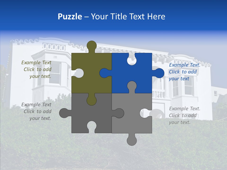 Home Brick Building PowerPoint Template