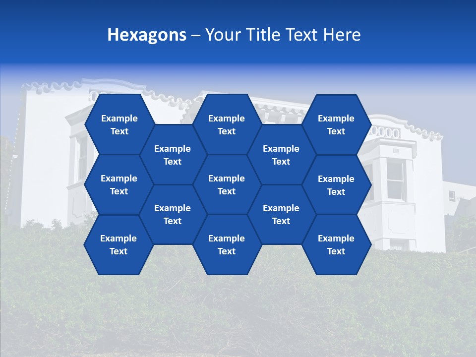 Home Brick Building PowerPoint Template