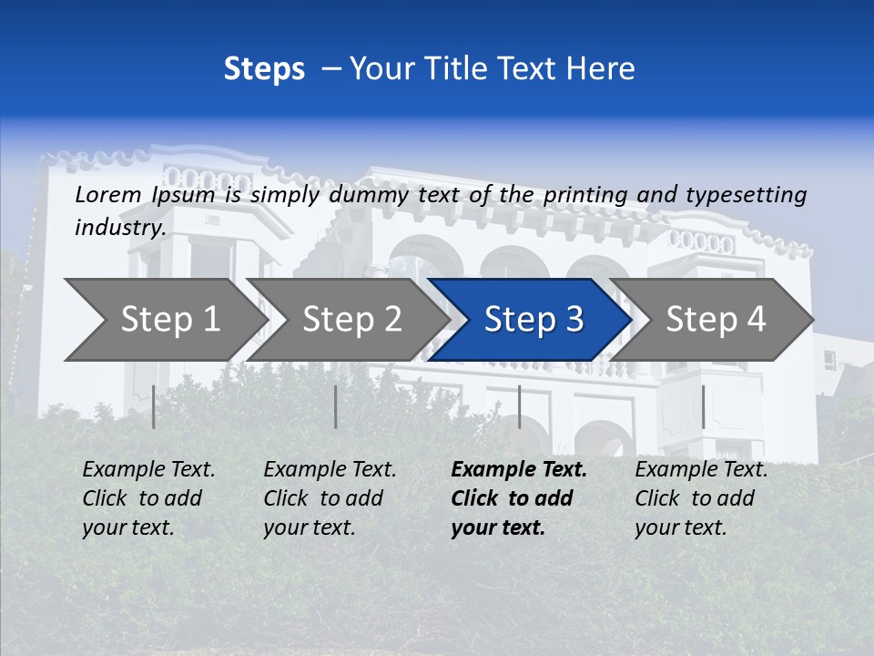 Home Brick Building PowerPoint Template