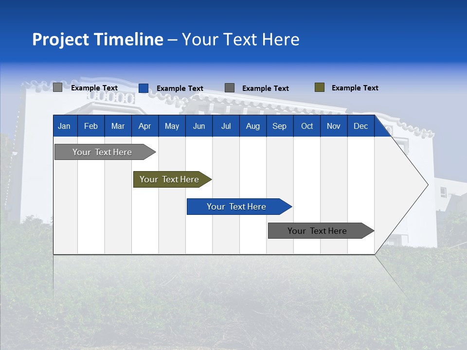Home Brick Building PowerPoint Template
