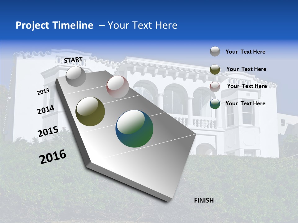 Home Brick Building PowerPoint Template