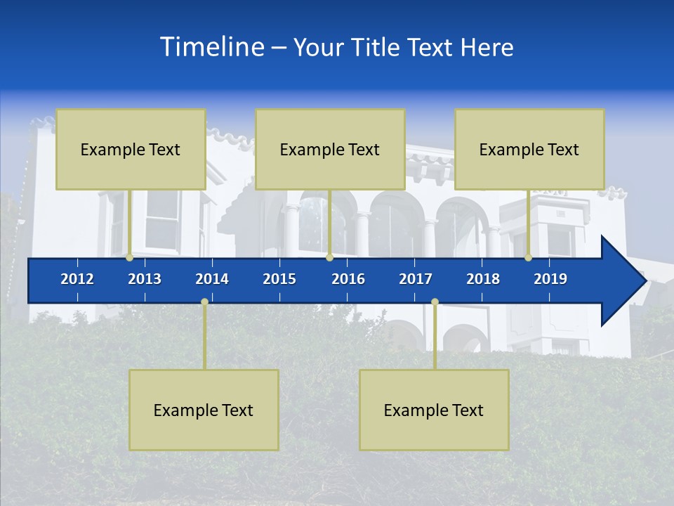 Home Brick Building PowerPoint Template