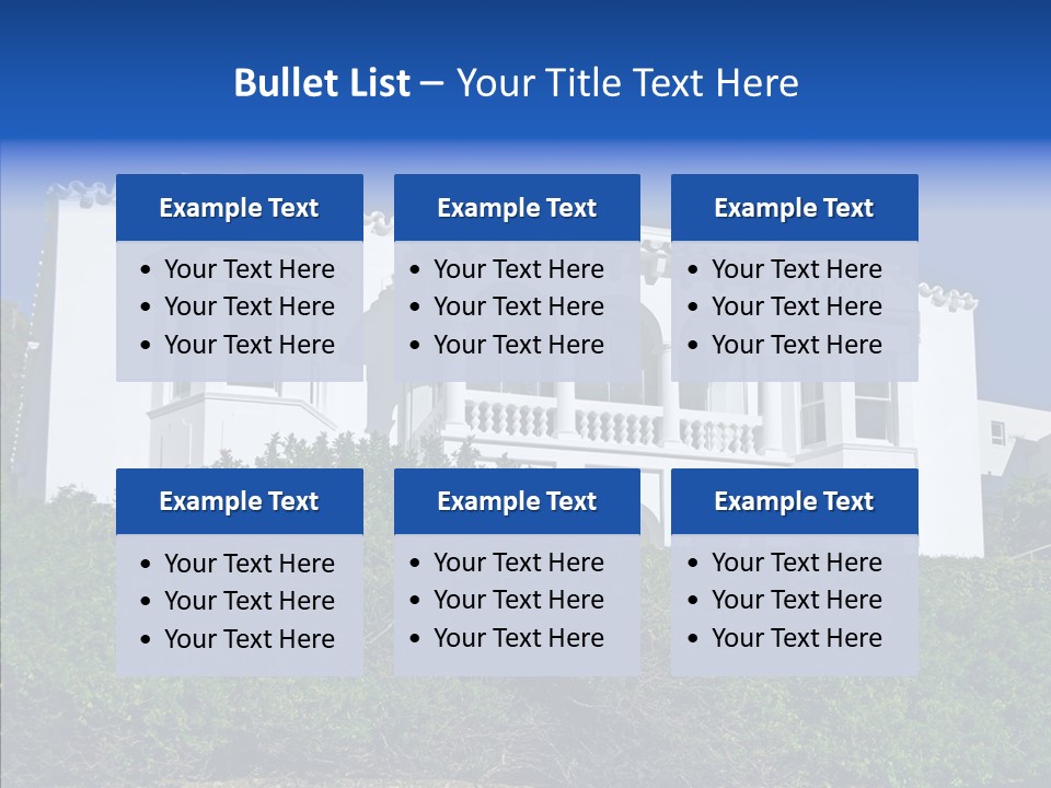 Home Brick Building PowerPoint Template