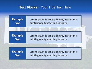 Home Brick Building PowerPoint Template
