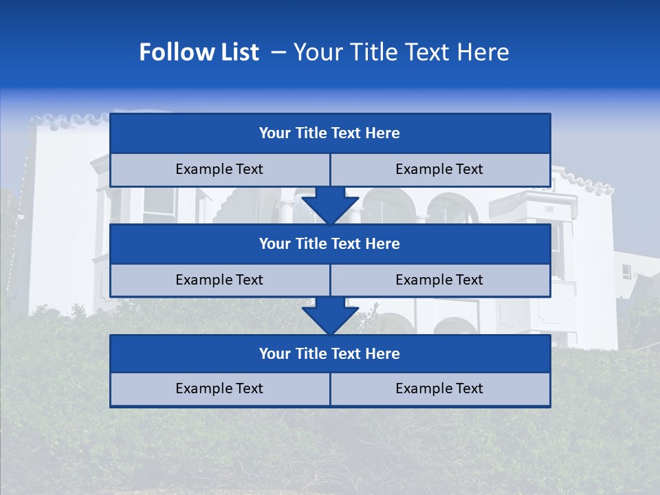 Home Brick Building PowerPoint Template