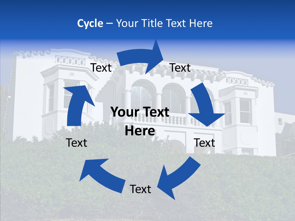 Home Brick Building PowerPoint Template