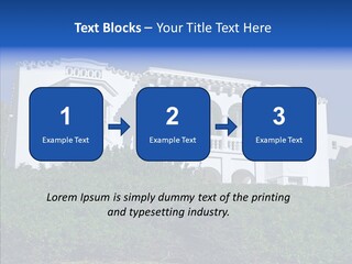 Home Brick Building PowerPoint Template