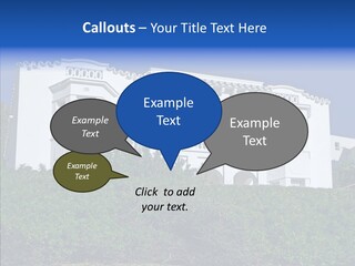 Home Brick Building PowerPoint Template